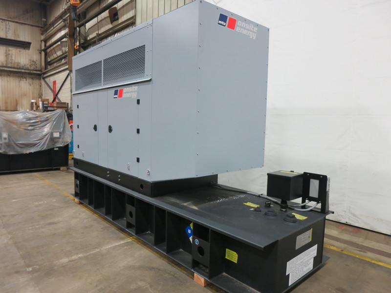 New MTU DS200 Diesel Generator, 1.8 test Hrs, EPA Tier 3