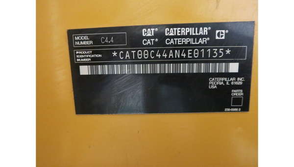 Used Caterpillar D80-4 Diesel Generator, 115 hrs