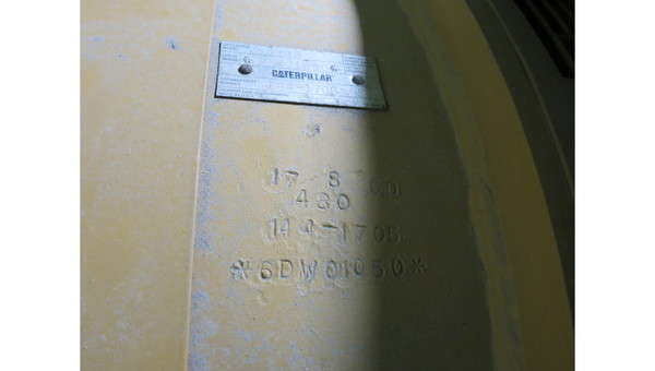 Used Caterpillar 3512B Diesel Generator, 962 Hrs