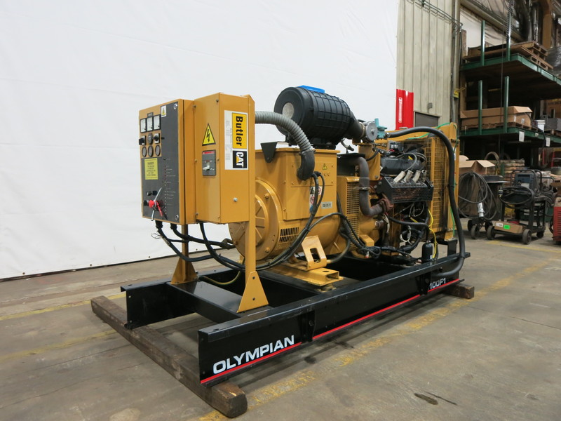 Used Caterpillar G100F1 Natural Gas Generator