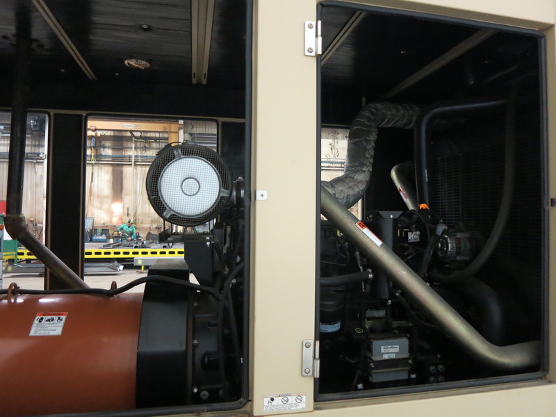 Used Generac John Deere 6090HF484 Diesel Generator, 212 Hrs