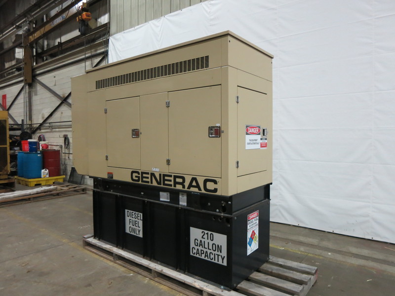 Used Generac 4D34-T Diesel Generator