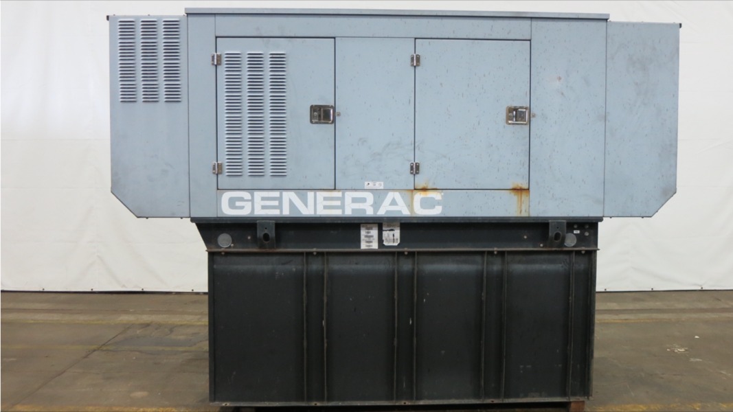 Used Generac SD0100 Diesel Generator, 139 Hrs