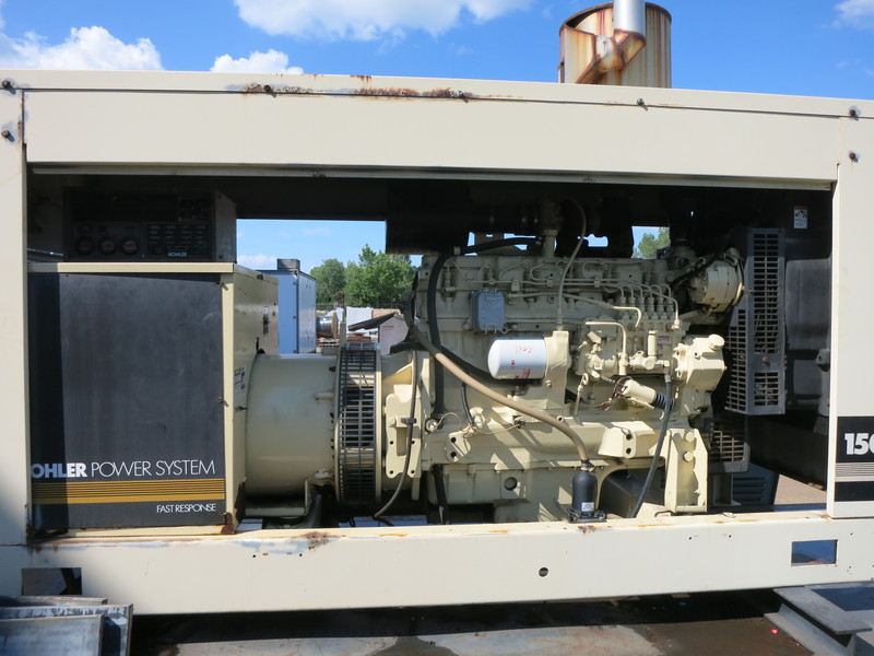 Used Kohler 150ROZJ81 Diesel Generator, 540 Hrs