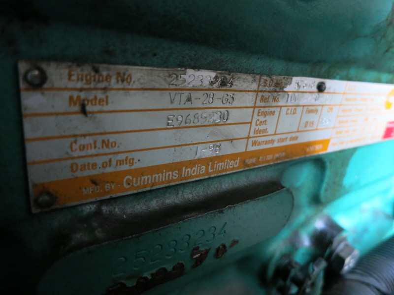 Used Cummins 600DFGB Diesel Generator, 325 Hrs