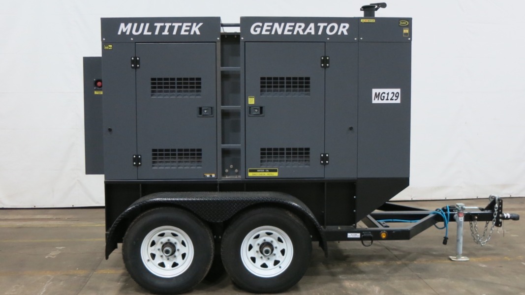 New Multitek MG129 Rental Grade Diesel Generator