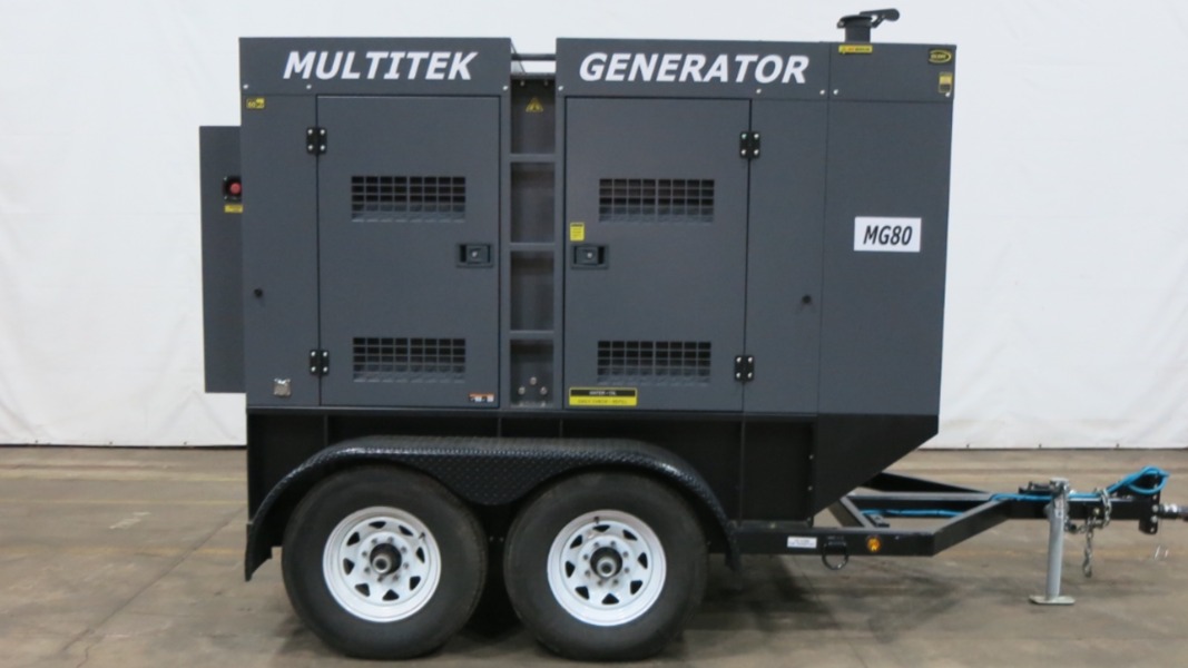 New Multitek MG80 Rental Grade Diesel Generator