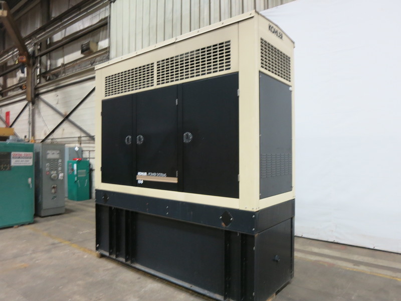 Used Kohler 150REOZJD Diesel Generator, 283 Hrs