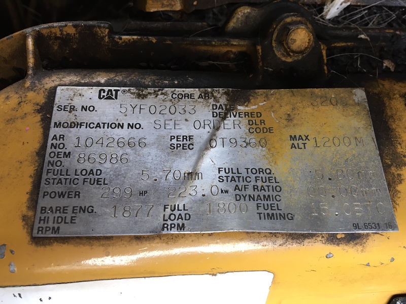 Used Caterpillar 3208 Diesel Generator, 667 Hrs