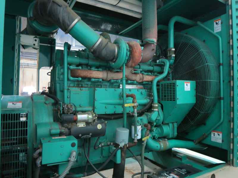 Used Cummins 500DFED Diesel Generator, 1213 Hrs