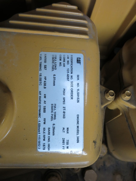 Used Caterpillar 3406 Diesel Generator, 406 Hrs