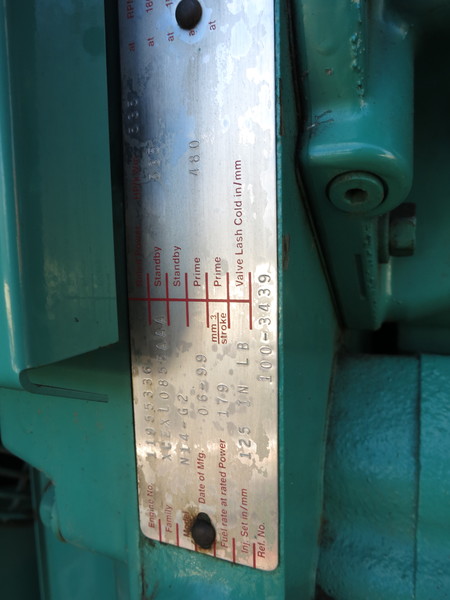 Used Cummins DQBB Portable Diesel Generator, 50 Hrs