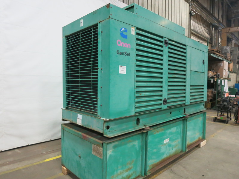 Used Cummins DFAC Diesel Generator, 159 Hrs