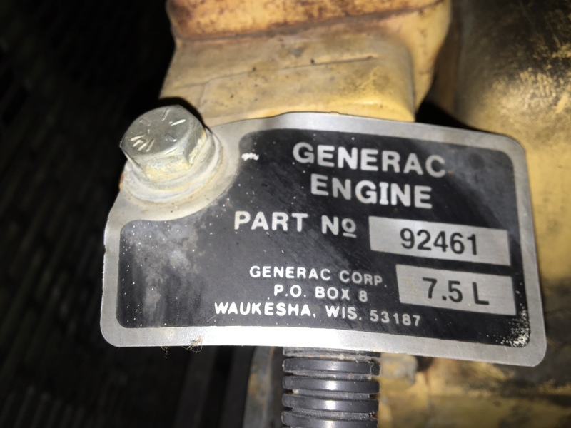 Used Caterpillar CD150 Diesel Generator, 343 Hrs