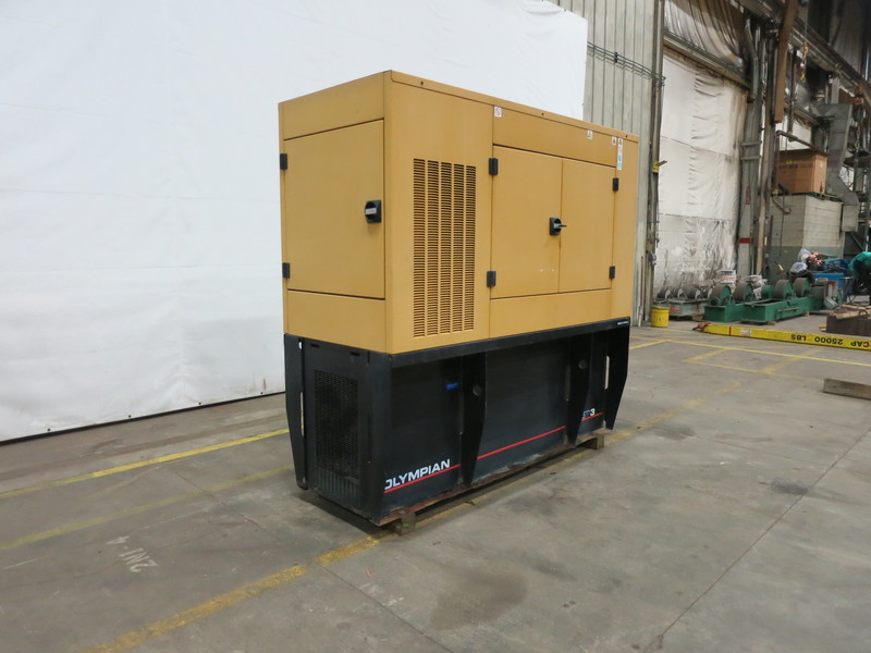 Used Caterpillar D75-P3 Diesel Generator, 242 Hrs