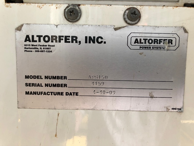 Used Caterpillar APS150 Rental Grade Diesel Generator, 2808 Hrs, EPA Tier 3