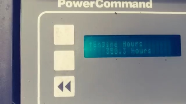 Used Cummins DFCB Diesel Generator, 350 Hrs