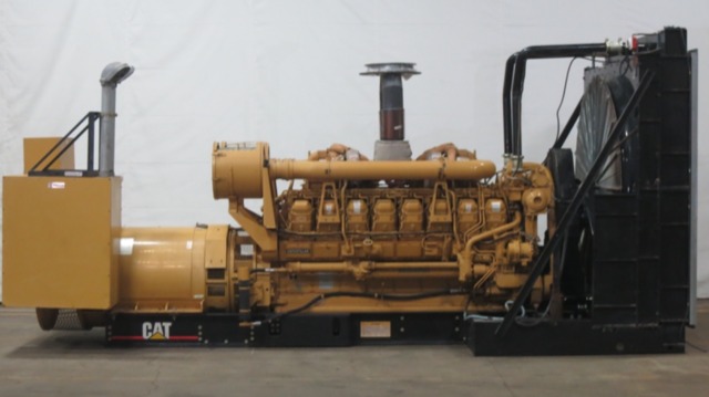 Used Caterpillar 3516B Diesel Generator, 394 Hrs