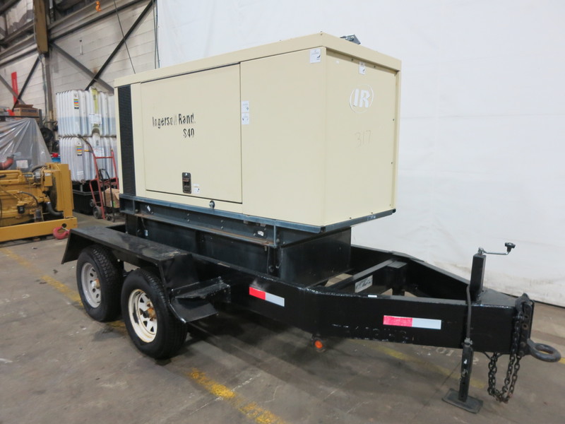 Used Ingersoll Rand S40 Rental Grade Diesel Generator, 179 Hrs