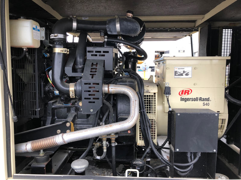 Used Ingersoll Rand S40 Rental Grade Diesel Generator, 179 Hrs