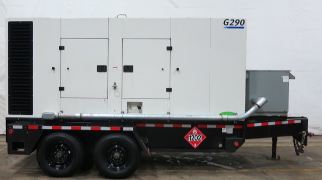 Used Doosan / Cummins G290 Rental Grade Diesel Generator, 2710 Hrs EPA Tier 3