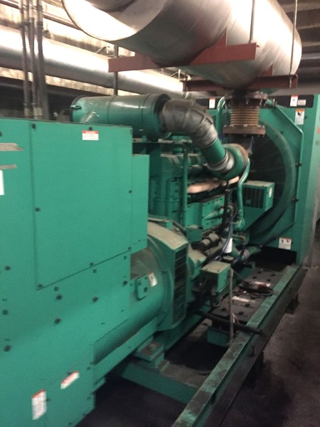 Used Cummins DFED KTA19-G4 Diesel Generator, 519 Hrs