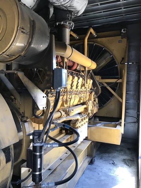 Used Caterpillar 3516B Diesel Generator, 1802 Hrs 12470V or 13200V or 13800V