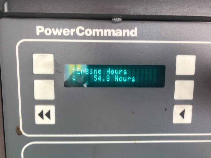 Used Cummins GGHH Natural Gas Generator, 54 Hrs, EPA Certified