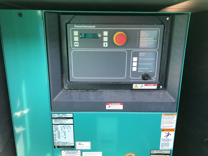 Used Cummins GGHH Natural Gas Generator, 54 Hrs, EPA Certified
