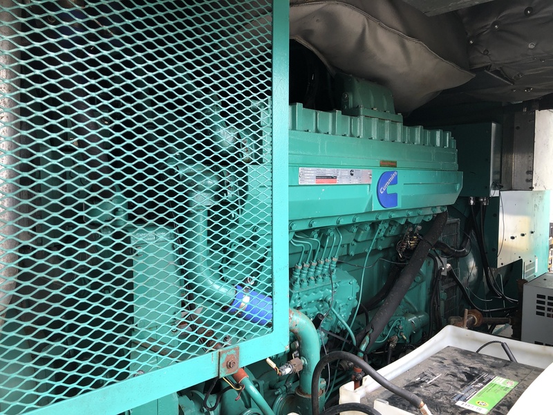 Used Cummins 1000DFHD Rental Grade Diesel Generator, 11,301 Hrs