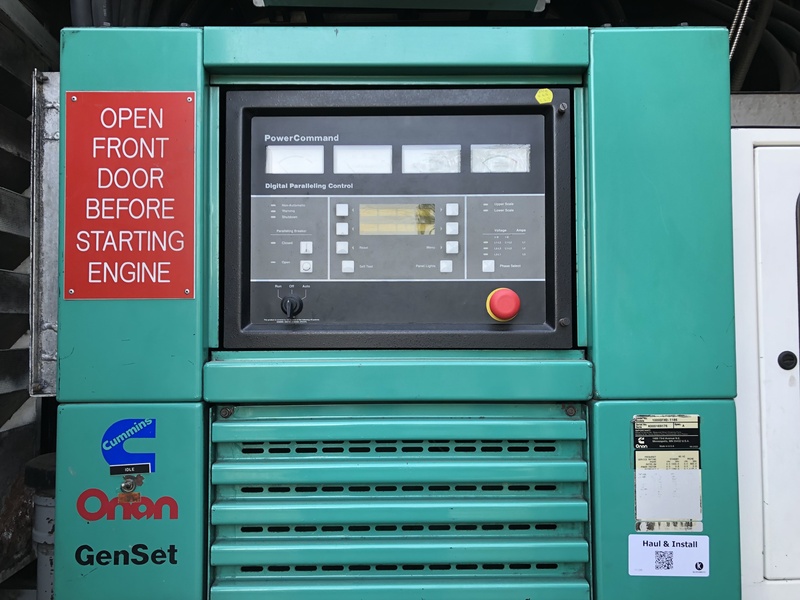 Used Cummins 1000DFHD Rental Grade Diesel Generator, 11,301 Hrs