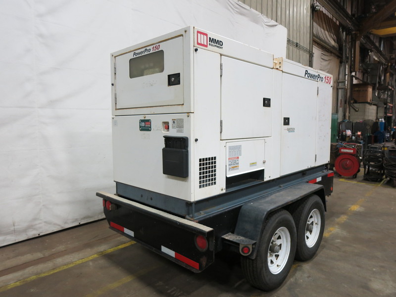 Used MMD PowerPro SGD150S Rental Grade Diesel Generator 6498 Hrs EPA Tier 3