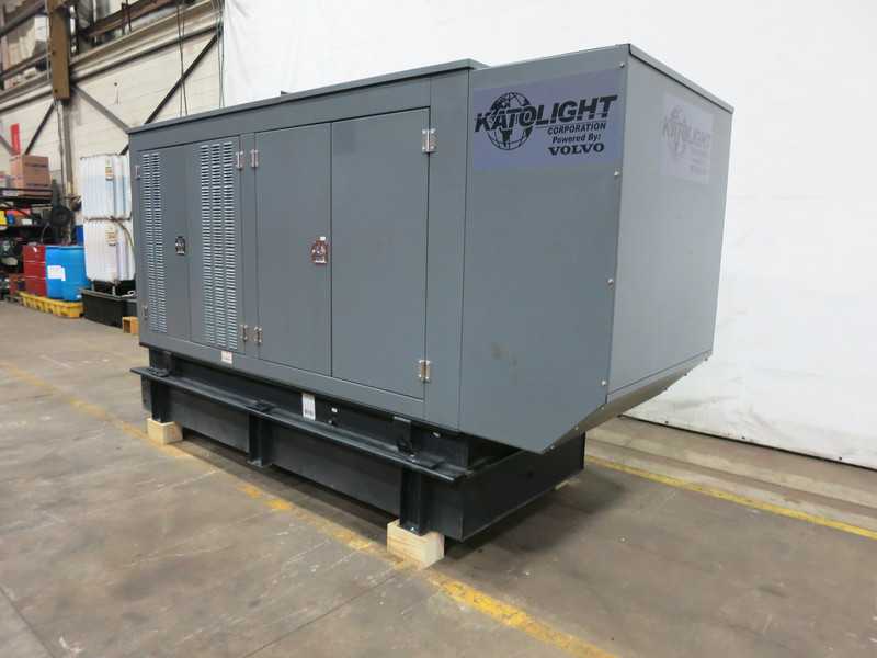 Used Katolight D125FJJ4 TWD610G Diesel Generator, 497 Hrs