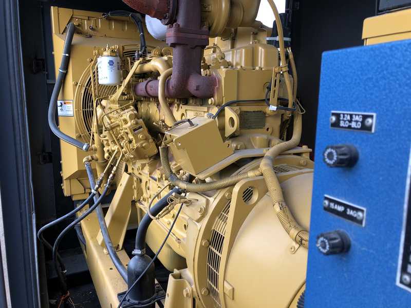 Used Katolight D125FJJ4 TWD610G Diesel Generator, 497 Hrs