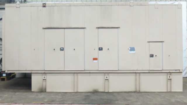 Used Cummins DFHD, QST30-G5 Diesel Generator, 706 Hrs