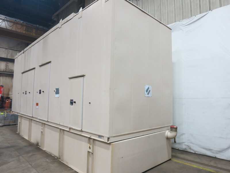 Used Cummins DFHD, QST30-G5 Diesel Generator, 706 Hrs