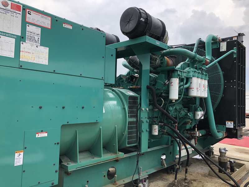 Used Cummins DFHD, QST30-G5 Diesel Generator, 706 Hrs