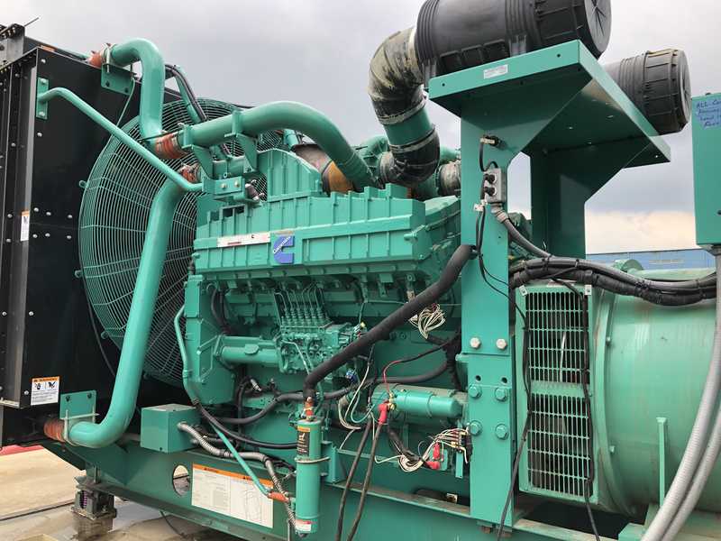 Used Cummins DFHD, QST30-G5 Diesel Generator, 706 Hrs