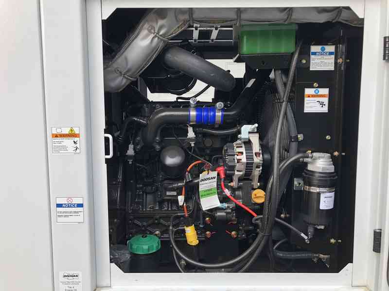 New Doosan G50 Rental Grade Diesel Generator, 2 Hrs, EPA Tier 4 w/Warranty