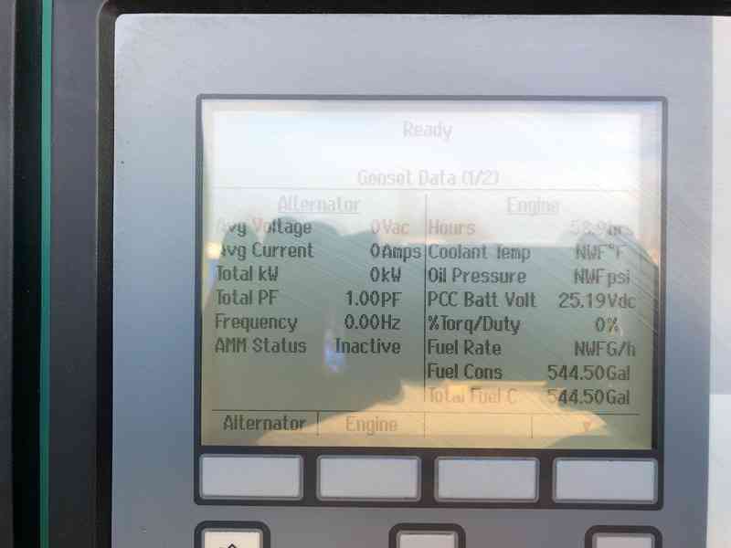 Used Cummins DFEK QSX15-G9 NR2 Diesel Generator, 59 Hrs, EPA Tier 2 w/Warranty