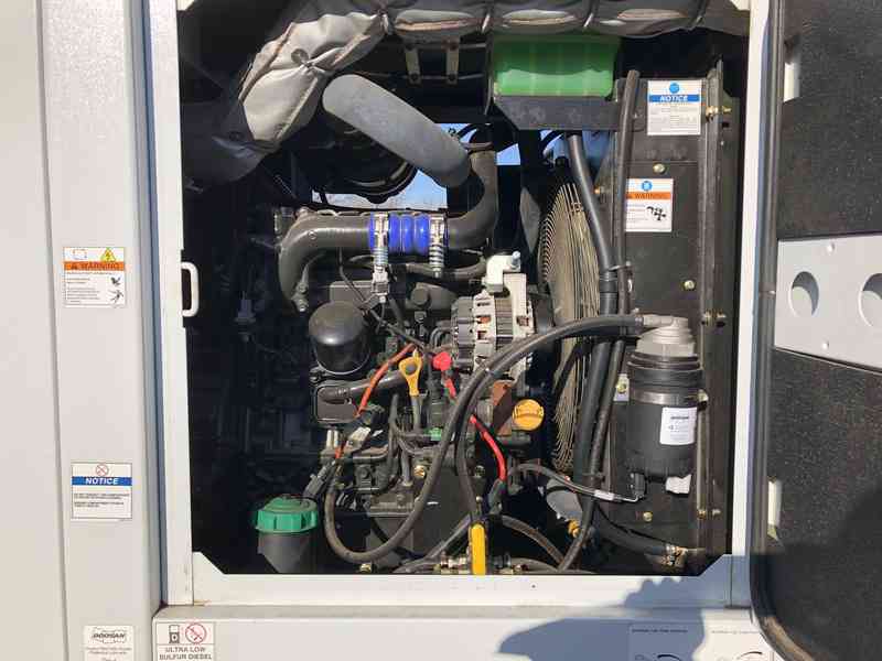 Used Doosan G50 Rental Grade Diesel Generator, 77 Hrs, EPA Tier 4 w/Warranty