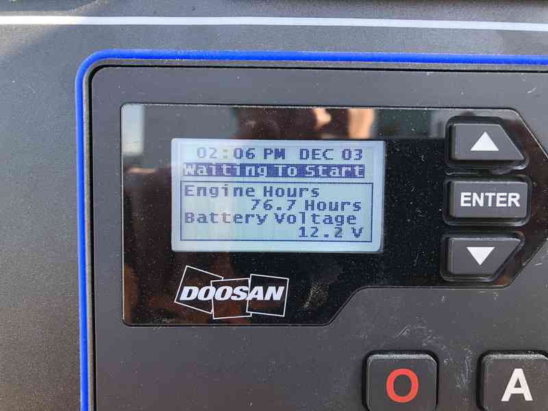 Used Doosan G50 Rental Grade Diesel Generator, 77 Hrs, EPA Tier 4 w/Warranty