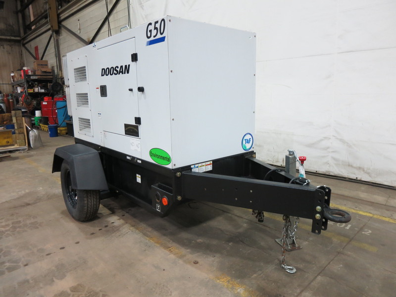 New Doosan G50 Rental Grade Diesel Generator, 0 Hrs, EPA Tier 4 w/Warranty