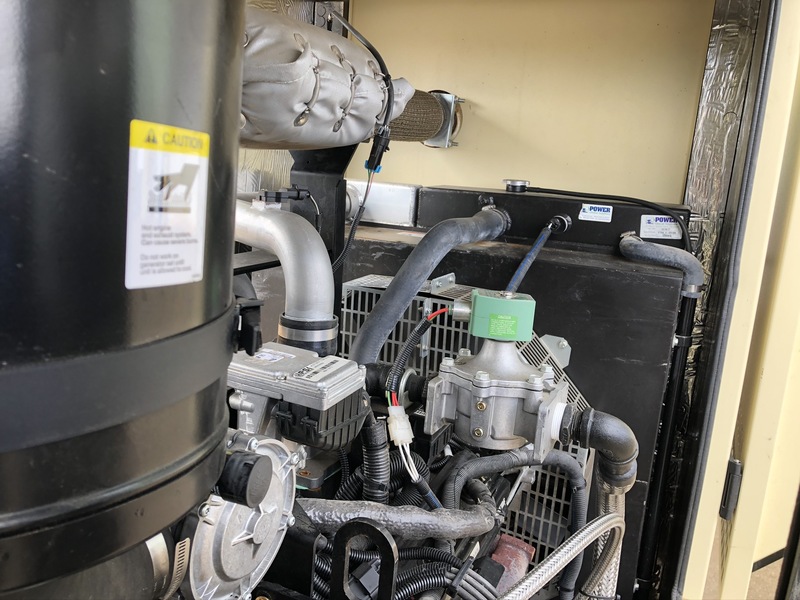 Used Kohler 100REZGD Natural Gas / Propane Generator, 69 Hrs, EPA Certified