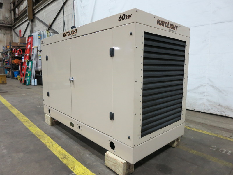 Used Katolight N60FPG4 Natural Gas / Propane Generator, 11 Hrs