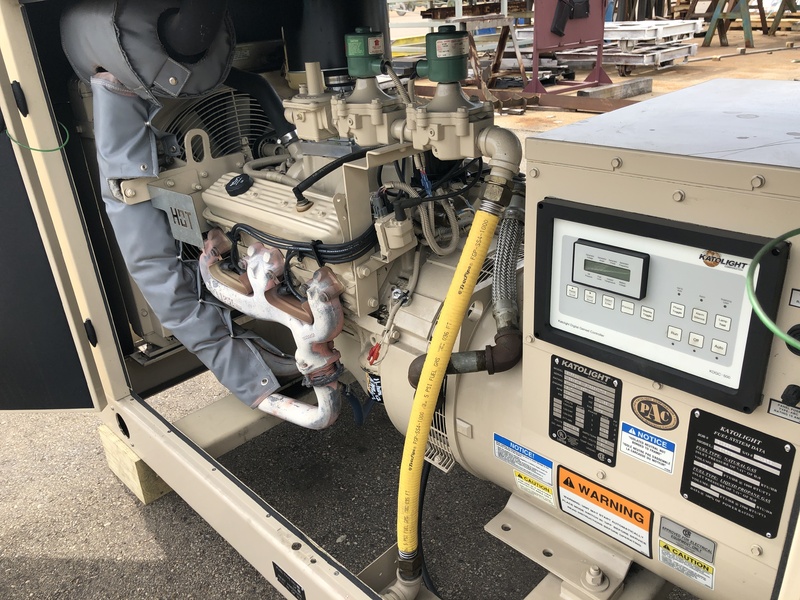 Used Katolight N60FPG4 Natural Gas / Propane Generator, 11 Hrs