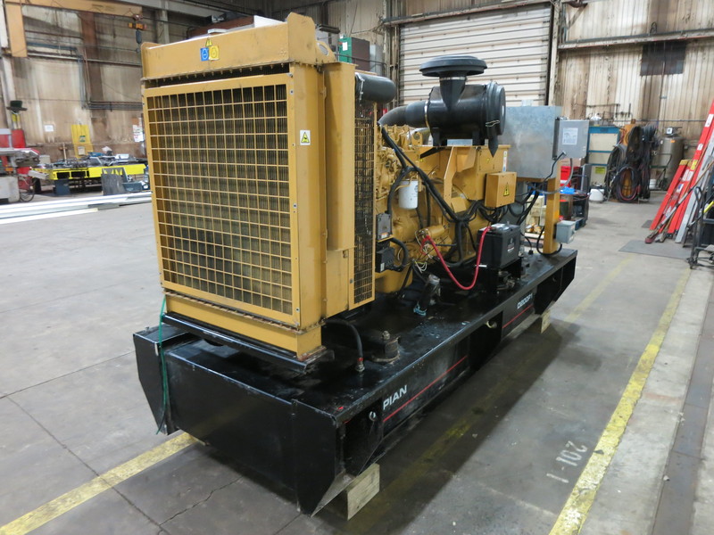 Used Caterpillar D200P1 Diesel Generator, 820 Hrs