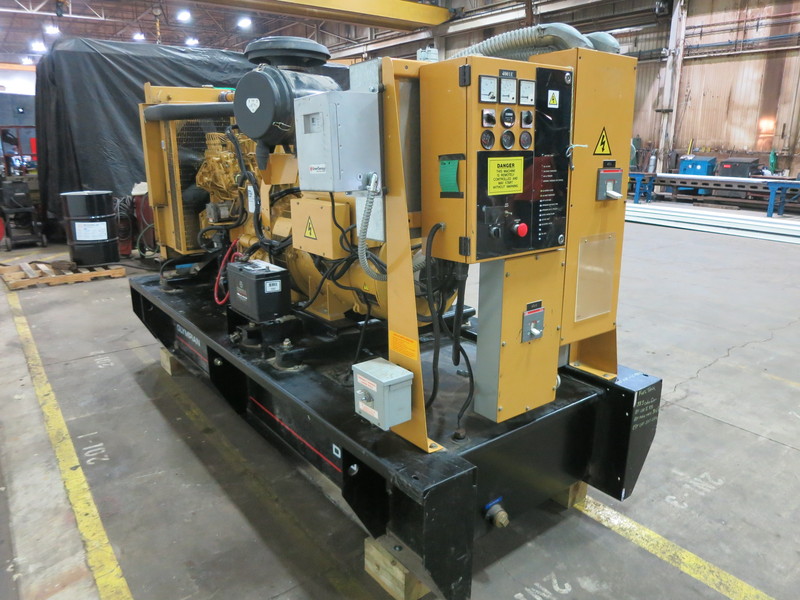 Used Caterpillar D200P1 Diesel Generator, 820 Hrs