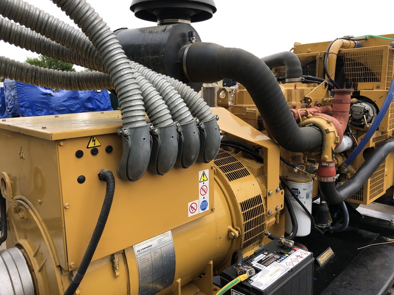 Used Caterpillar D200P1 Diesel Generator, 820 Hrs