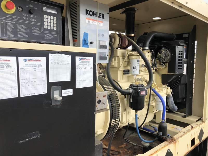 Used Kohler 100REOZJC Diesel Generator, 81 Hrs